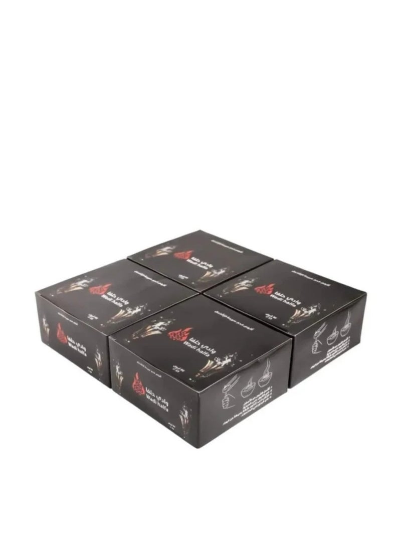 Charcoal incense Wadi Halfa fast ignition 4 boxes of round tablets regular size 33