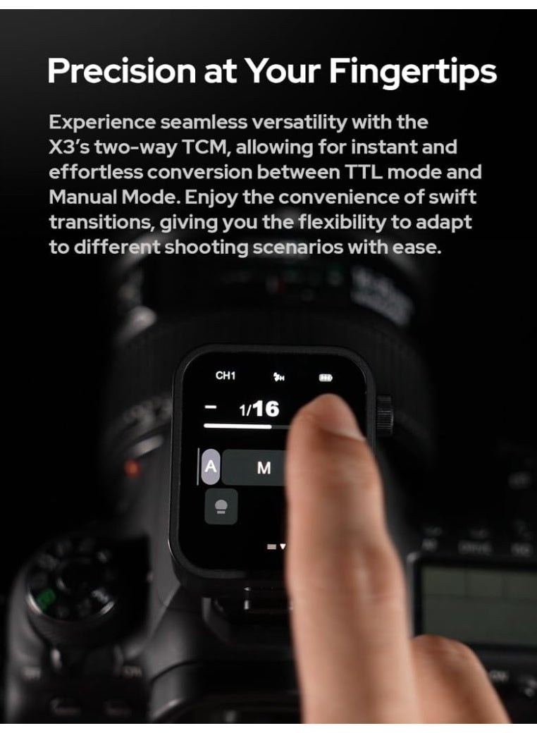 Godox X3 TTL Wireless Flash touchscreen Trigger for Nikon - Image 4