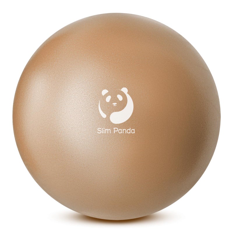 Slim Panda Pilates Ball, 9 Inch Small Exercise Ball, Anti Burst Mini Yoga Ball for Stability, Workout, Barre, Core Strength, Physical Therapy, Balance, Stretching - Image 1