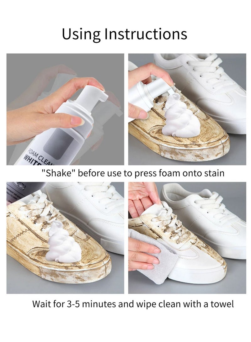 منظف رغوي للعناية بالأحذية الرياضية من وايت، 200 مل - Image 4