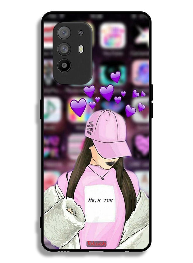 Tolwak Oppo F19 Pro Plus 5G Protective Case Cover Anti Social Club - Image 2