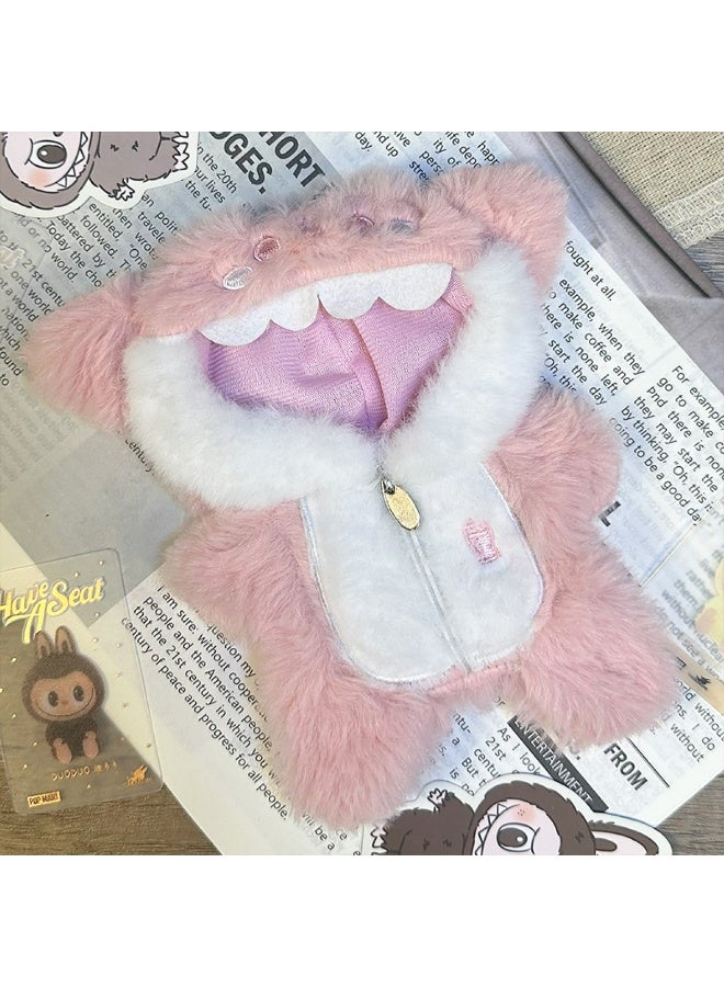 Doll Clothes Compatible with 15/17cm Labubu, Doll Clothes Set, Fashion Doll Outfit Set Suitable for Labubu Accessories, Dress Up Clothes for Labubu( No Doll )Doll Clothes Compatible with 15/17cm Lab