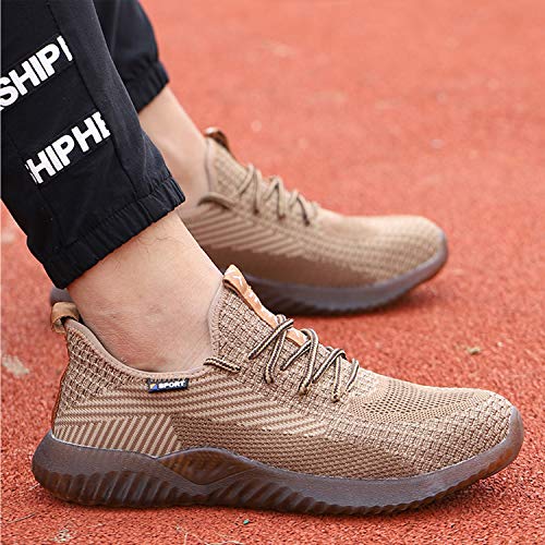 SUADEX Steel Toe Shoes for Men Women Indestructible Steel Toe Sneakers Lightweight Work Safety Shoes Puncture Proof Composite Toe - Image 3