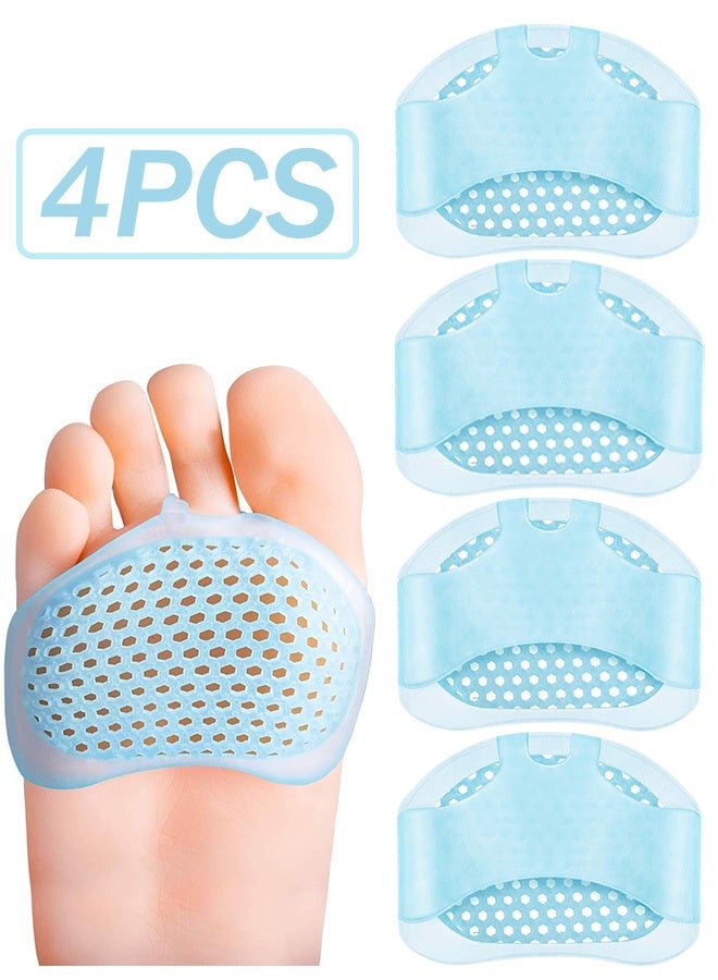 2 Pairs Metatarsal Pads Ball of Foot Cushions for Women and Men Soft Gel Foot Pads Metatarsal Forefoot Cushioning Foot Pain Relief - Image 1