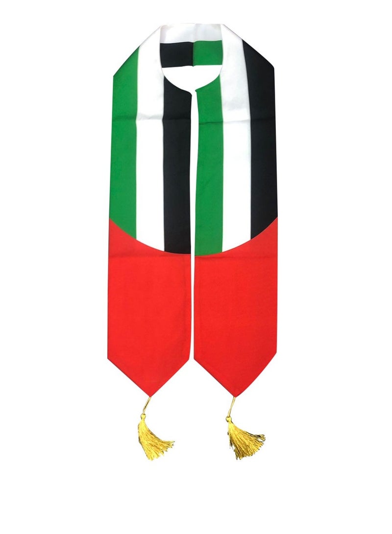 UAE Scarf UAE National Day Flag Scarf For Adults 158X16CM