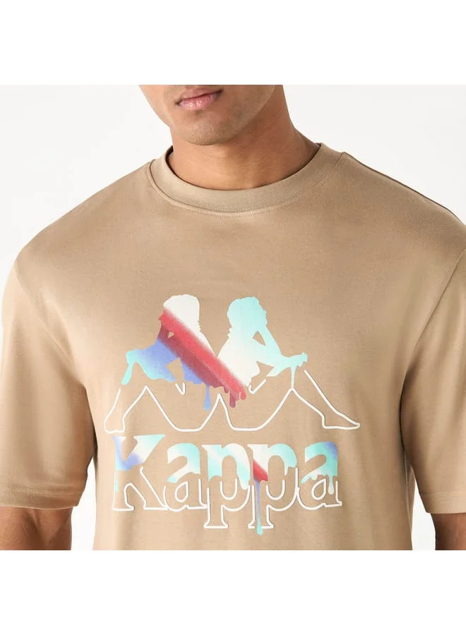 Kappa Kappa Graphic Print T-shirt with Short Sleeves