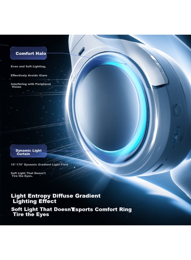 Ikf King G Active Noise Cancelling Gaming Headset Over-ear Five-mode 2.4g Wired Wireless Bluetooth 7.1 Surround Sound Ldac High-resolution Microphone Esports Delta Fps Athens Black - Image 5