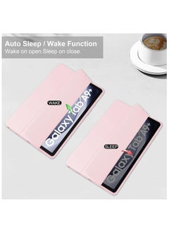 VKL Hybrid Slim Case with Pen Holder for Samsung Galaxy Tab A9 Plus 11 Inch 2023 Model (SM-X210/X216/X218) Clear Transparent Back Shell Auto Wake/Sleep, Pink  - Image 2