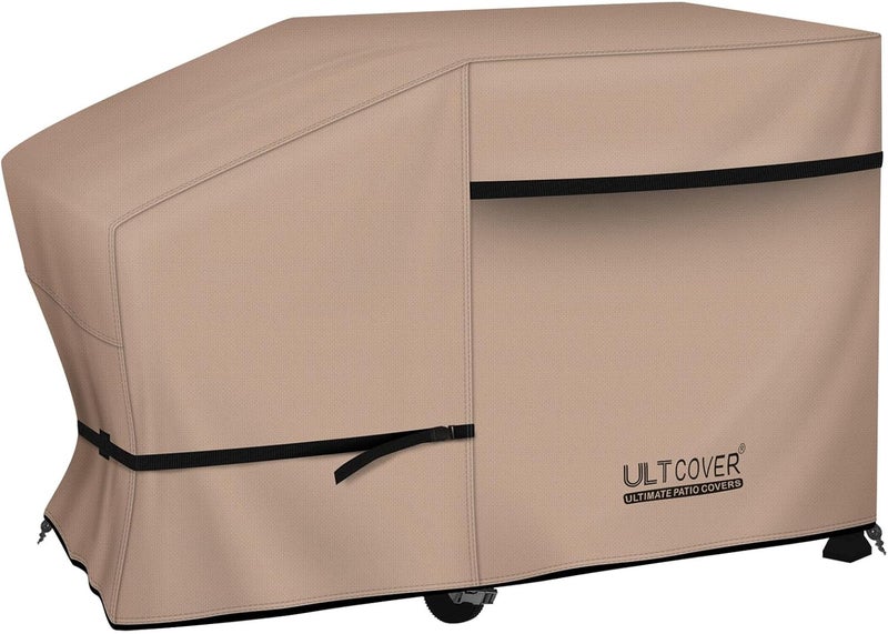 ULTCOVER 600D Outdoor Waterproof Griddle Cover for Blackstone Halo LoCo Cookers Nexgrill Weber 28 inch Single Side Shelf Flap Top Grill with Hood - Image 1