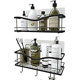 KINCMAX Shower Caddy Bathroom Shelf, No Drilling Traceless Adhesive Bathroom Storage Organizer, SUS304 Rustproof Food - Image 1