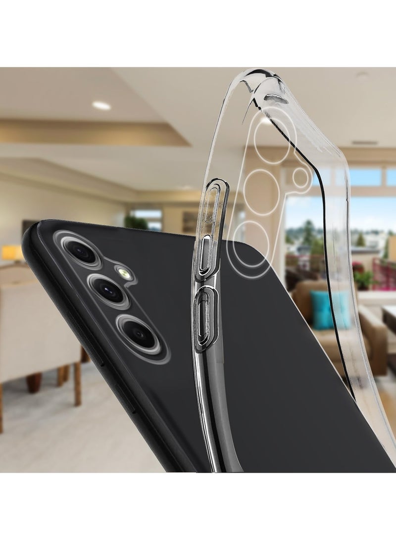 Back Cover Soft Case for Samsung Galaxy S25 5G | Best Camera Protection | Inbuilt Dust Plugs & Anti-Slip Grip | Ultra Clear Slim Back Cover for Samsung S25 5G (Silicone, Transparent) - Image 2