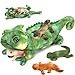 Karister 5Pcs Giant Lizard Plush 27 Mother Iguana Stuffed Animal with 4 Baby Lizard Plushies Bearded Dragon Plush Toy for Kids Boys Girls Stuffed Chameleon for Christmas Birthday Gift - Image 4