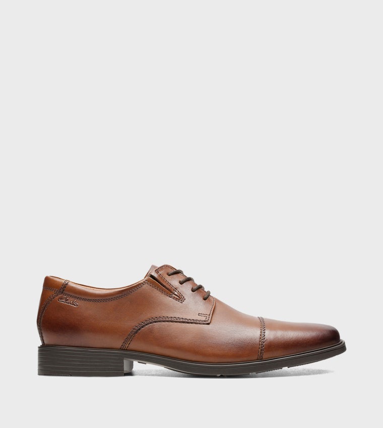 clarks TILDEN Cap Toe Derby Shoes - Image 1