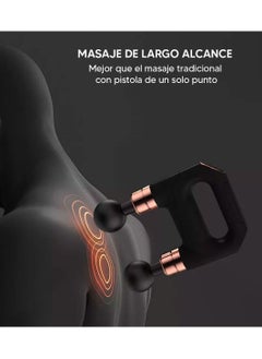 Prime by javaudan Deep Tissue Portable Massager Vibrator Gun Body Massager With 8 Heads Face Massager  Set  - Image 4