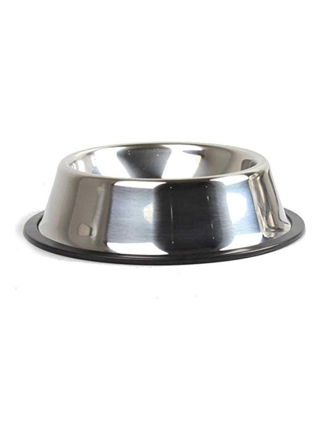 كالينين وعاء طعام ومياه من الستانلس ستيل للحيوانات الأليفة - 22 سم