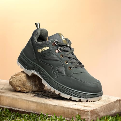 Aqualite Premium ATR-101 Lightweight Hiking & Trekking Shoes with Lace-Up & Memory Foam for Men - Image 3