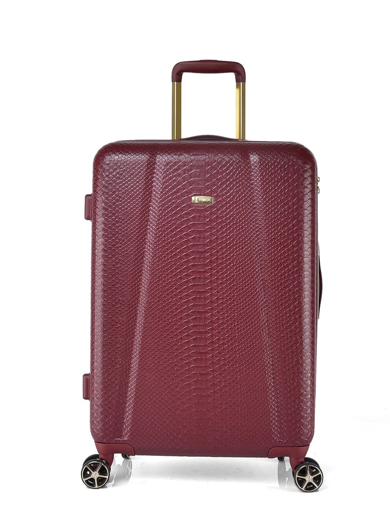 TRACK Luggage set 3 pcs elegant travel bags, 28/24/20 inch, Rubby Red - Image 2