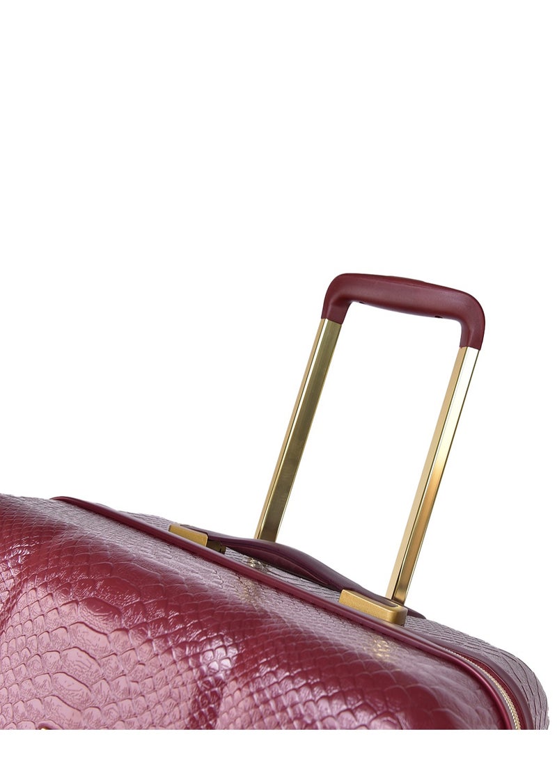 TRACK Luggage set 3 pcs elegant travel bags, 28/24/20 inch, Rubby Red - Image 5