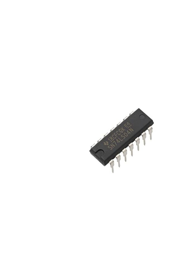 Generic 74LS04 Hex Inverter IC, 14-Pin DIP Package, Digital Logic Gate 