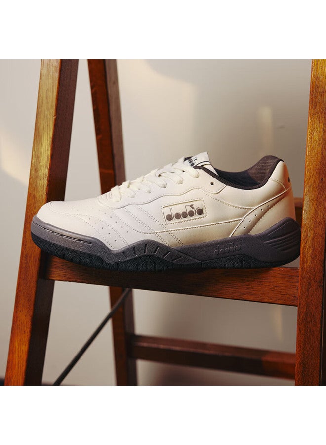 Diadora Men's And Women's Casual Shoes Action Racer, Agate White/ebony Gray/black, Size 42.5 - Image 1