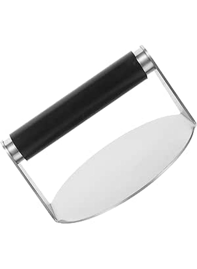 Stainless Steel Burger Press Tool for Homemade Square and Round Burgers Bacon Meat Press - Image 1