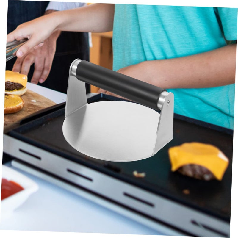 Stainless Steel Burger Press Tool for Homemade Square and Round Burgers Bacon Meat Press - Image 5