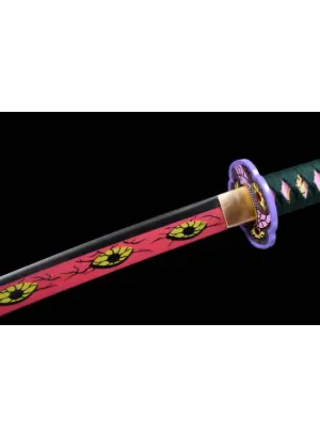 O8.design Anime | Kokushibo Sword Replica (1:1 Scale) | High-Quality Carbon Steel, Non-Sharpened Prop for Cosplay & Collectors - Image 2