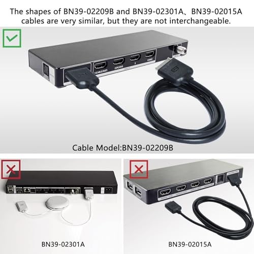 Tjyuze BN39-02209B 6.56 FT One Connect Cable Compatible with Samsung MU8000F MU800d MU800F ks8000F ks8500F KS9000F - Image 3