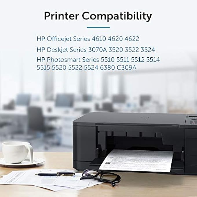 364XL COMPATIBLE INK CARTRIDGE FOR HP 364XL FOR HP PHOTOSMART 5510 5514 5515 5520 5522 5524 6510 6520 6525 7510 7520 DESKJET 3070A 3520 352222 OFFIC. EJ ET 46 20 4622 (PACK OF 4) - Image 2
