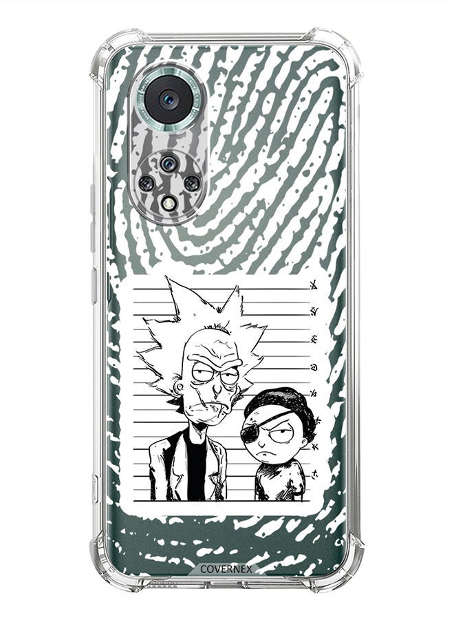 Covernex Shockproof Protective Case Cover For Huawei nova 9 Pro Rick and Morty sketch - Image 1