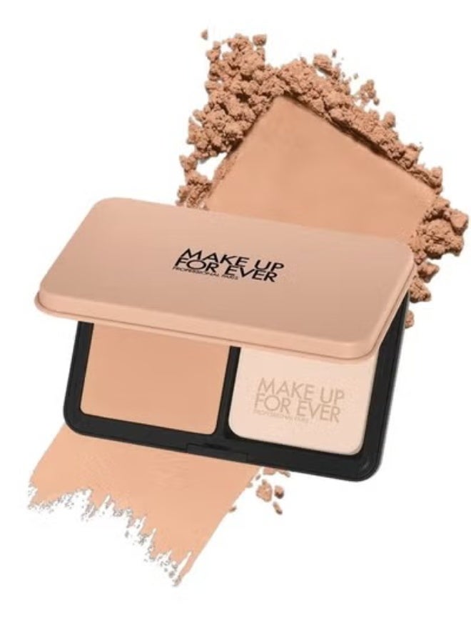 MAKE UP FOR EVER HD Skin Matte Velvet Blurring Foundation & Setting Powder 11g – Shade 2Y20 Warm Nude - Light to Medium Skin Tones with Yellow Undertones - Image 1