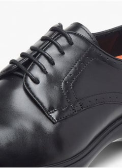 Le Confort Men Solid Lace-Up Derby Shoes  - Image 4