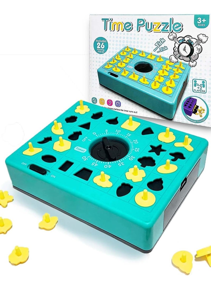 HALAMODO Pop-Up Time Puzzle Board Game – Fun Hand-Eye Coordination Toy for Kids Ages 3-8, Party Game and Birthday Gift for Boys and Girls - Image 1