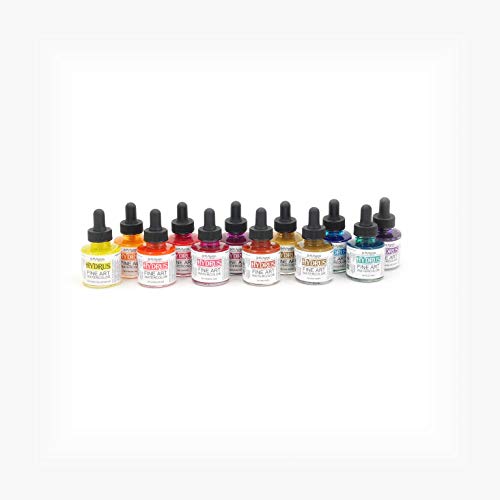 Dr. Ph. Martin's Hydrus Fine Art Watercolor (Set 3) Watercolor Set, 1.0 oz, Set 3 Colors, 1 Set of 12 Bottles - Image 4