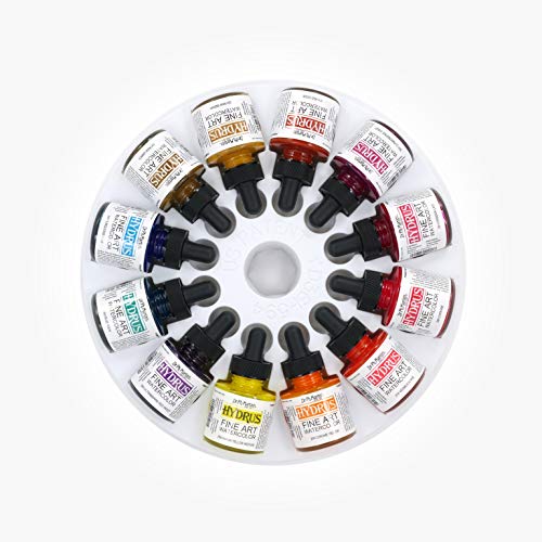 Dr. Ph. Martin's Hydrus Fine Art Watercolor (Set 3) Watercolor Set, 1.0 oz, Set 3 Colors, 1 Set of 12 Bottles - Image 2