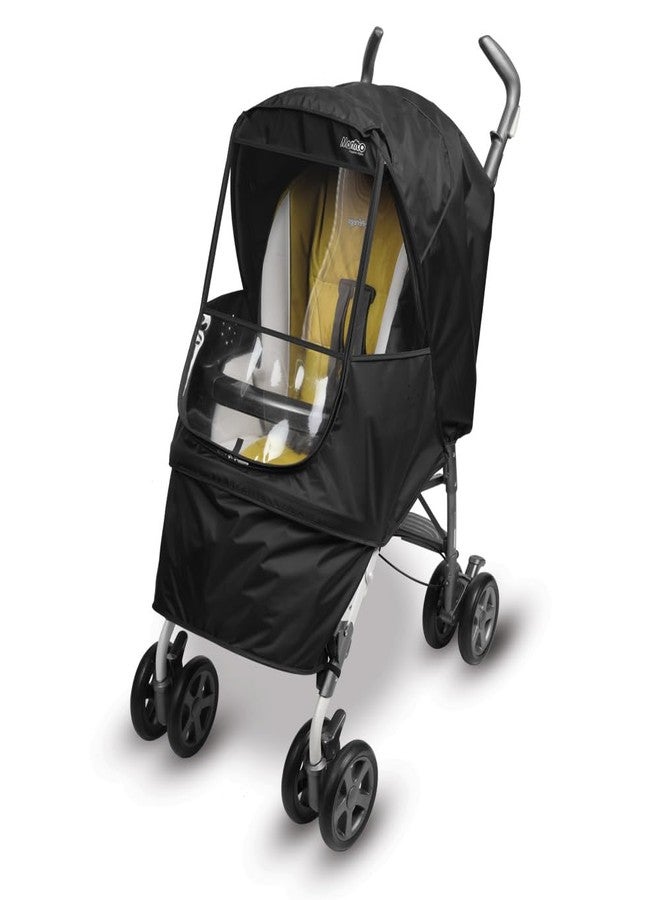 Manito Elegance Alpha Stroller Weather Shield/Rain Cover (Black) - Image 1
