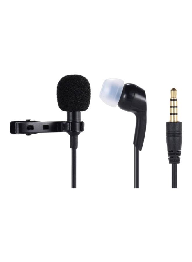 NIBEMINENT Clip-On Lapel Lavalier Microphone Mic LU-D4694B Black - Image 3