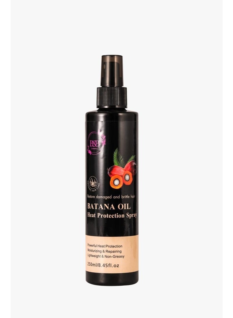 Batana Oil Heat Protection Spray Restore Damaged and Brittle Hair