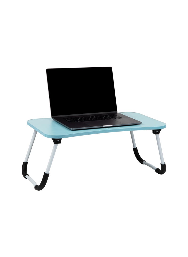 Mind Reader Mind Reader Lap Desk Laptop Stand Bed Tray Folding Legs Couch Table Portable MDF 2325 L x 1375 W x 105 H Blue 