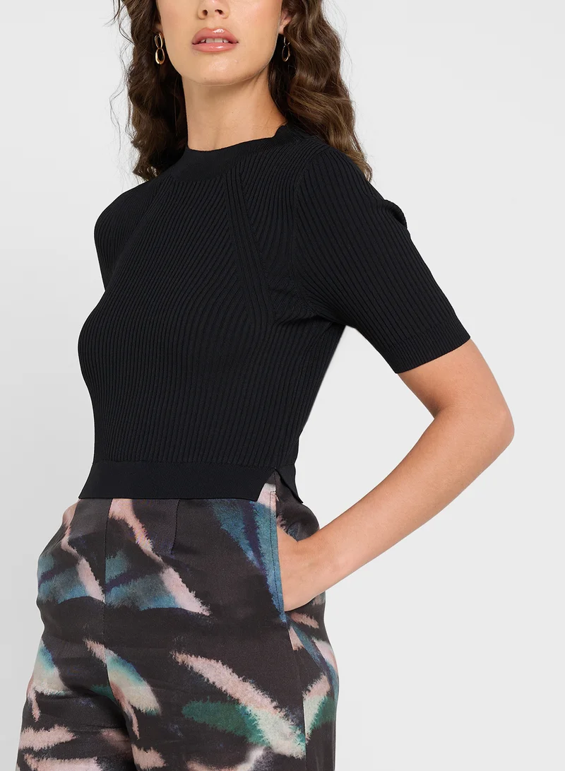 Ted Baker Printed High Waist Jumpsuit