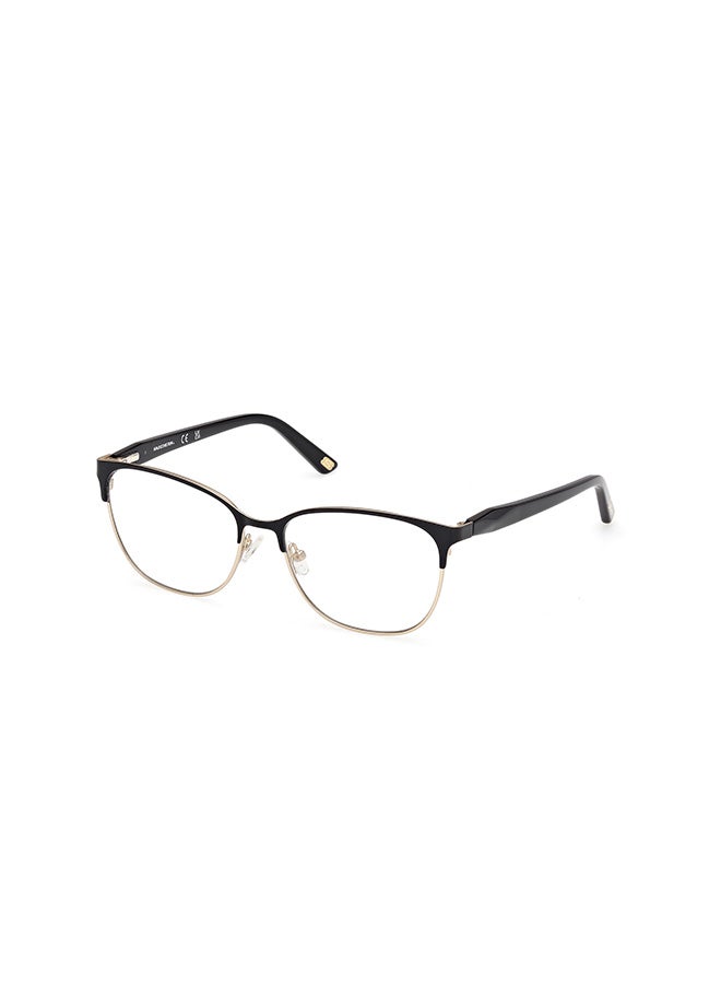 SKECHERS Women's's Rectangular Eyeglass Frames Shiny Black SKECHERS SE5010100155 55 mm - Image 1
