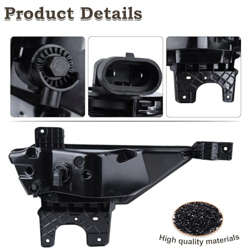 KAMDKI Left Driver Side Halogen Fog Light Compatible for 2021 2022 2023 Ford F-150 F150 Front Bumper Light W/Bulbs W/o Wiring Harness Driving Lamp Assembly LH FO2592258 19629000 3302061LAS - Image 4