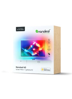 Nanoleaf كاميرا مرآة لشاشة التلفاز 4D وشريط إضاءة LED بطول 4 أمتار| إضاءة خلفية لشاشة تلفزيون تصل إلى 65 بوصة - قابس بريطاني  - Image 2
