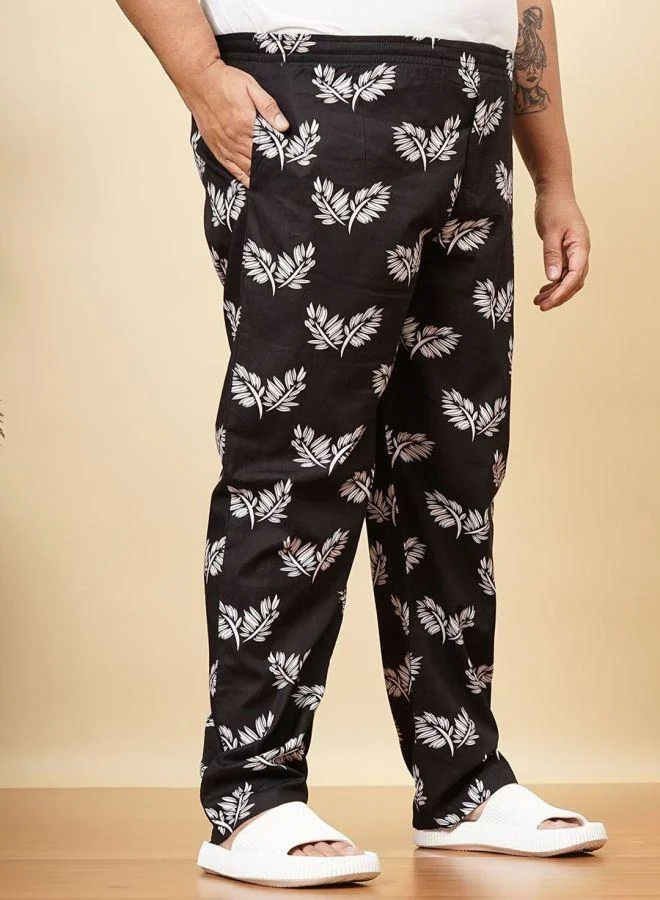 Take Two Plus Men Regular Fit Floral Print Lounge Pants By HardSoda