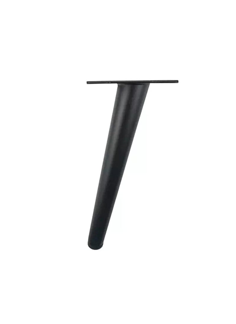 Generic Krishna Sales Agency Metal Furniture Glossy Legs 4 Pcs Furniture Feet Modern Style Sofa Legs Heavy Duty Legs for Cabinet Cupboard Table Sofa Couch Chair Screw Included Black6 Inch  - Image 1