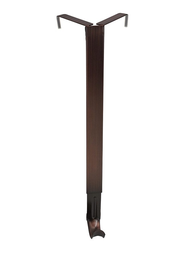 Haute Decor Adapt Adjustable Wreath Hanger, Top & Length Adjustable - Oil-Rubbed Bronze - Strong Metal Wreath Holder for Thick or Thin Doors - Image 2