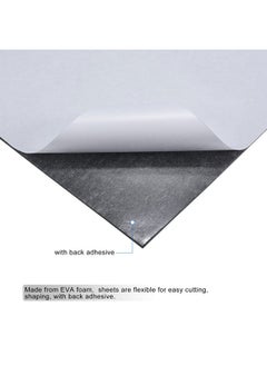 MECCANIXITY MECCANIXITY EVA Foam Sheets Black Self Adhesive Back 6.56ft x 11.8 Inch 2mm Thickness  - Image 4