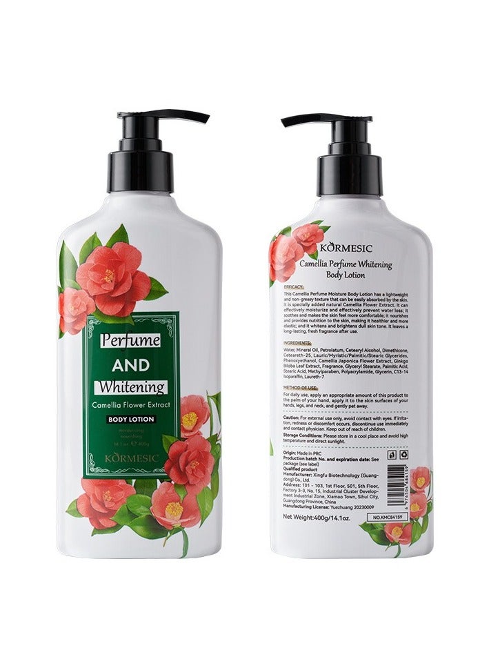 Kormesic كاميليا معطرة الجسم لوشن 400 جرام-زهرة وترطيب - Image 1