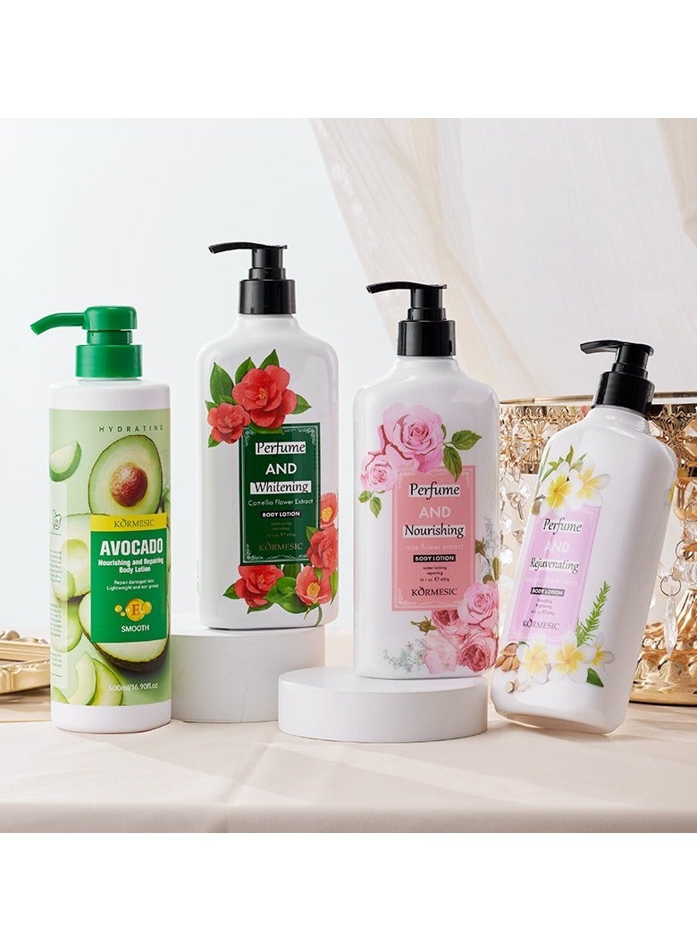 Kormesic كاميليا معطرة الجسم لوشن 400 جرام-زهرة وترطيب - Image 2