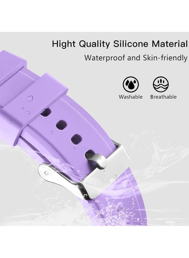 سوار متوافق مع ساعة سامسونج جالكسي 7 5 4 6 مقاس 44 مم 40 مم/ساعة 5 برو مقاس 45 مم/ساعة جالكسي 4 كلاسيك مقاس 46 مم 42 مم، سوار رياضي سريع الفك مقاس 20 مم للنساء والرجال - Image 2